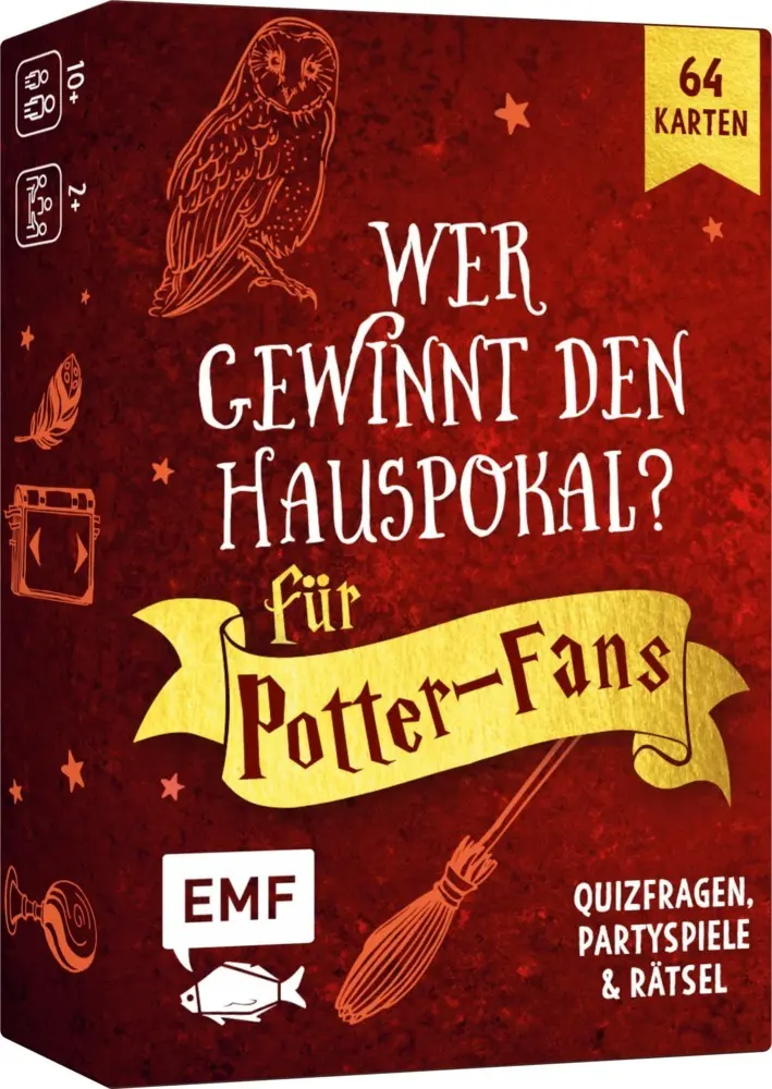 Cover: 4260478342095 | Kartenbox: Wer gewinnt den Hauspokal? Das Partyspiel für alle Harry...