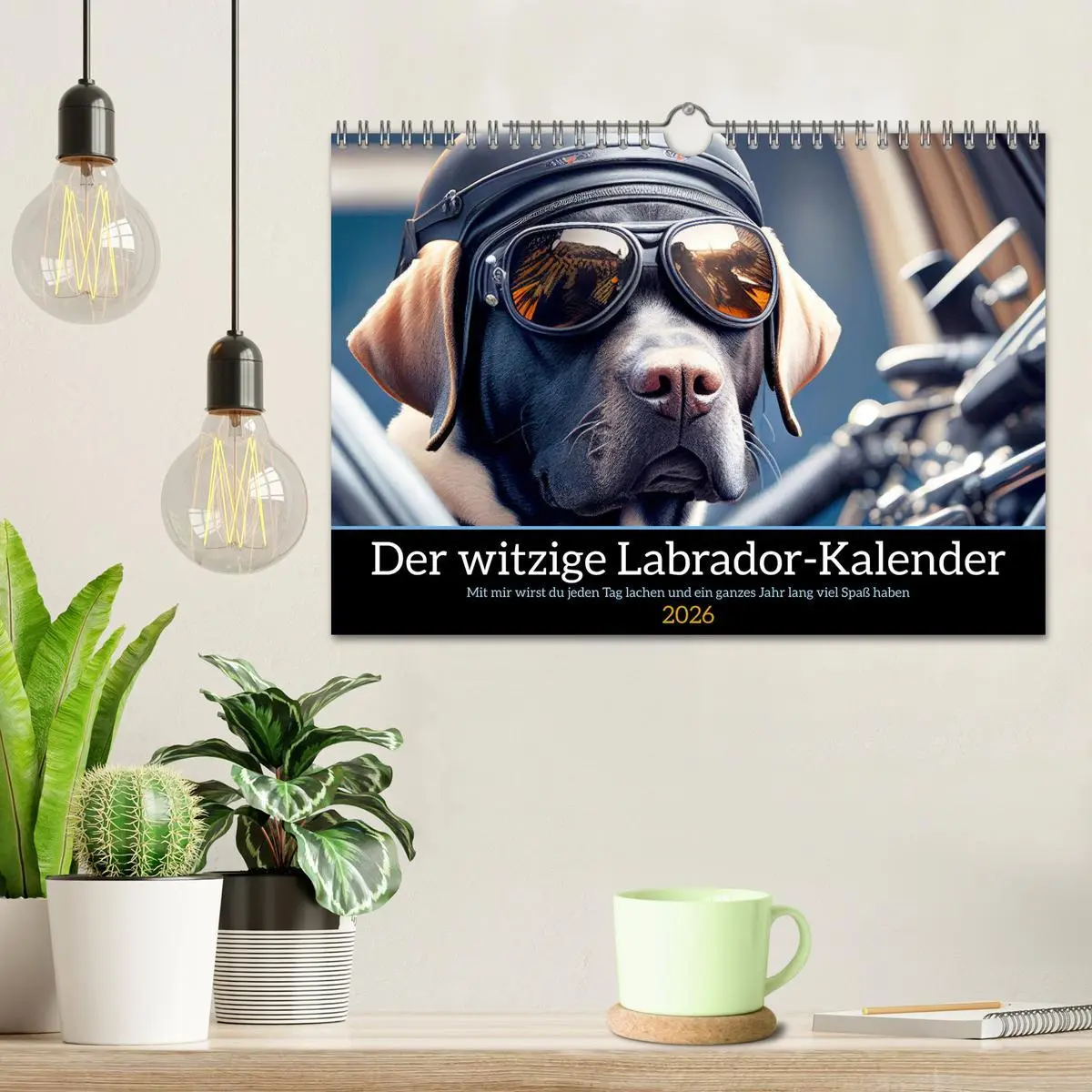 Bild: 9783457542095 | Der witzige Labrador-Kalender (Wandkalender 2026 DIN A4 quer),...