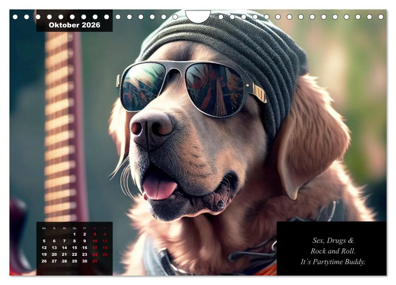 Bild: 9783457542095 | Der witzige Labrador-Kalender (Wandkalender 2026 DIN A4 quer),...