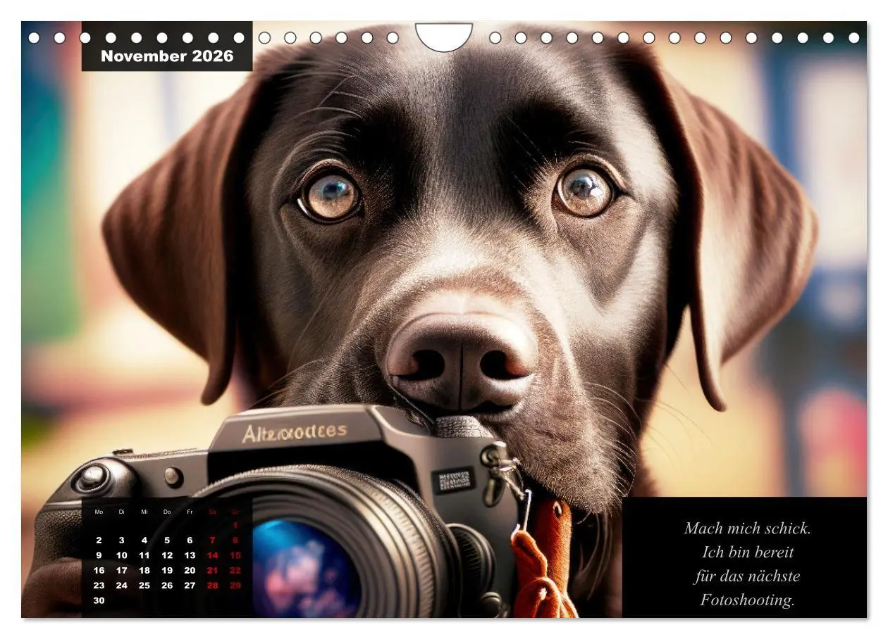 Bild: 9783457542095 | Der witzige Labrador-Kalender (Wandkalender 2026 DIN A4 quer),...