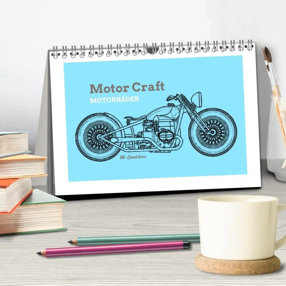 Bild: 9783457852095 | Motor Craft Motorräder (Tischkalender 2026 DIN A5 quer), CALVENDO...