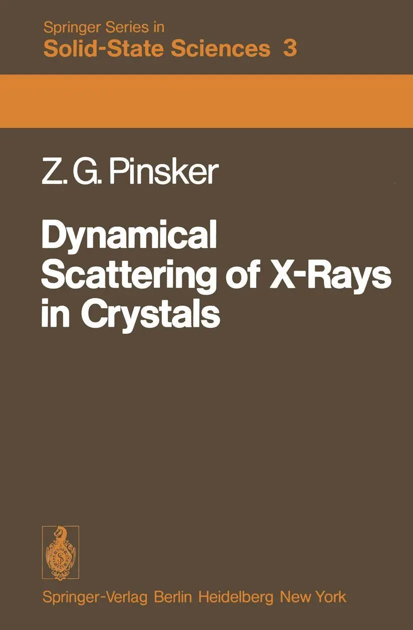Cover: 9783642812095 | Dynamical Scattering of X-Rays in Crystals | Z. G. Pinsker | Buch