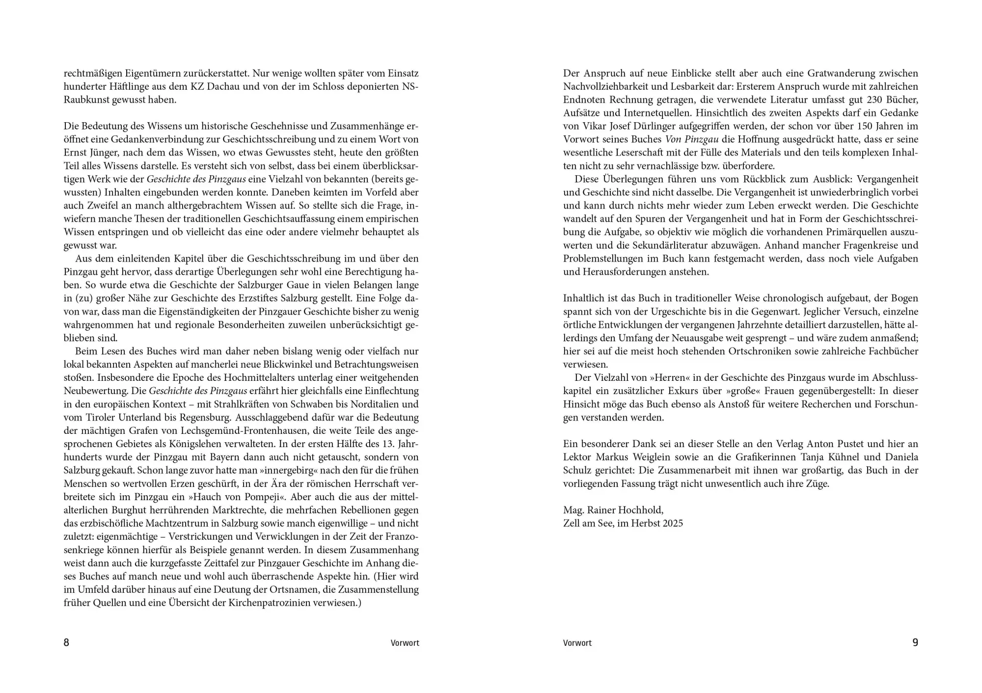Bild: 9783702512095 | Geschichte des Pinzgaus | Rainer Hochhold | Taschenbuch | 272 S.