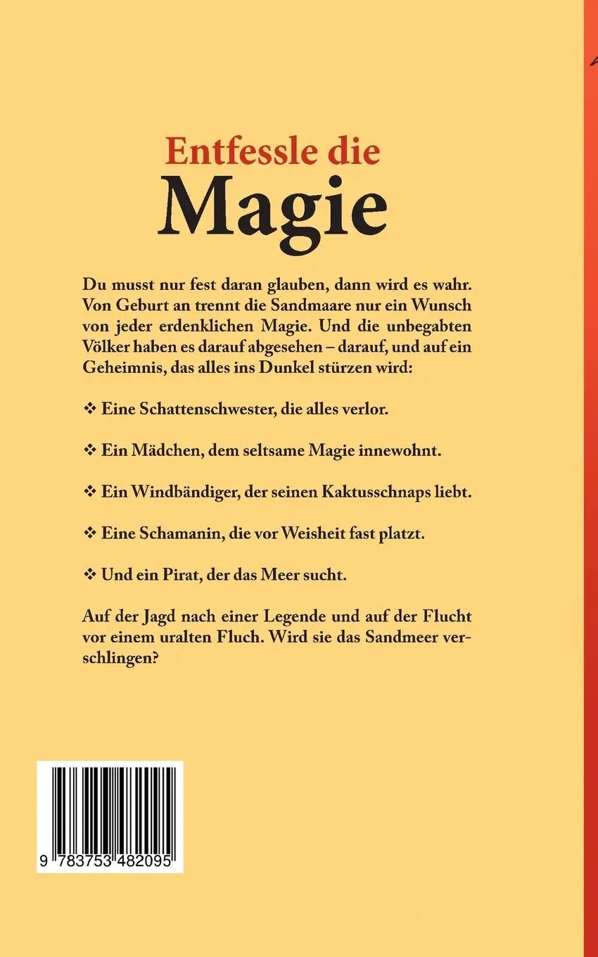 Rückseite: 9783753482095 | Die Mär vom Fluch des Sandes - Das erste Buch der Fantasie | Müseler
