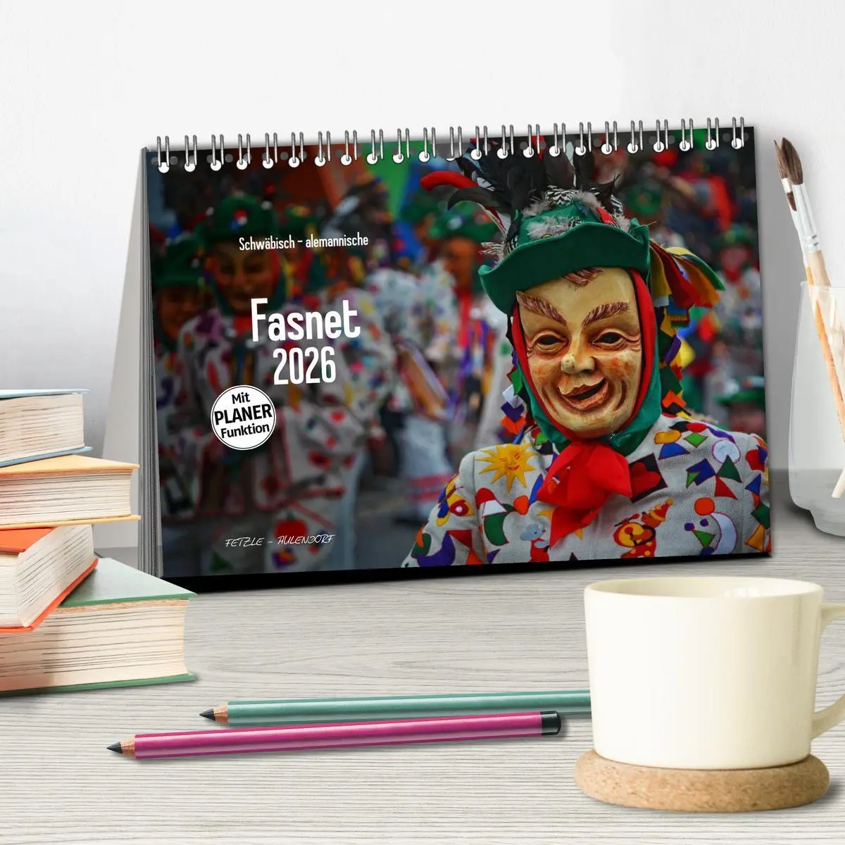 Bild: 9783516002195 | Schwäbisch alemannische Fasnet (Tischkalender 2026 DIN A5 quer),...