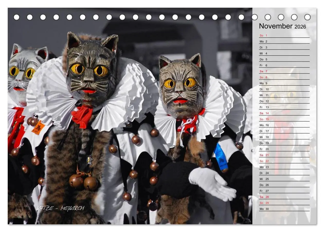Bild: 9783516002195 | Schwäbisch alemannische Fasnet (Tischkalender 2026 DIN A5 quer),...