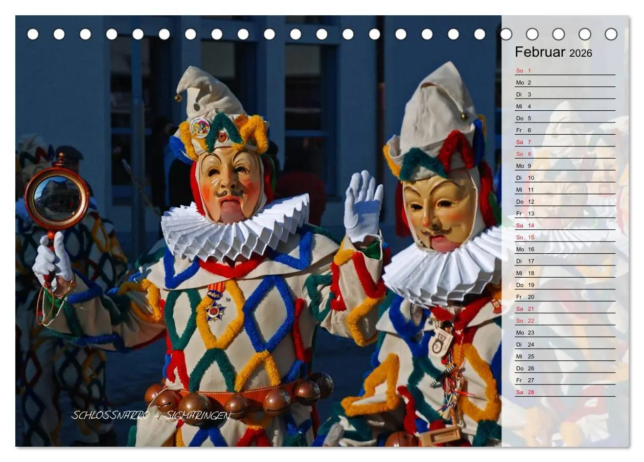 Bild: 9783516002195 | Schwäbisch alemannische Fasnet (Tischkalender 2026 DIN A5 quer),...