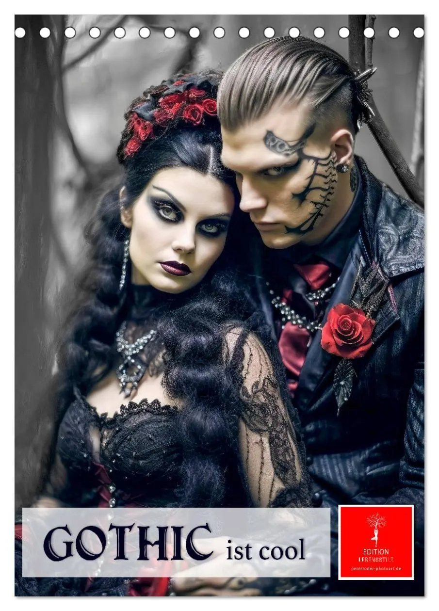 Cover: 9783516312195 | Gothic ist cool (Tischkalender 2026 DIN A5 hoch), CALVENDO...