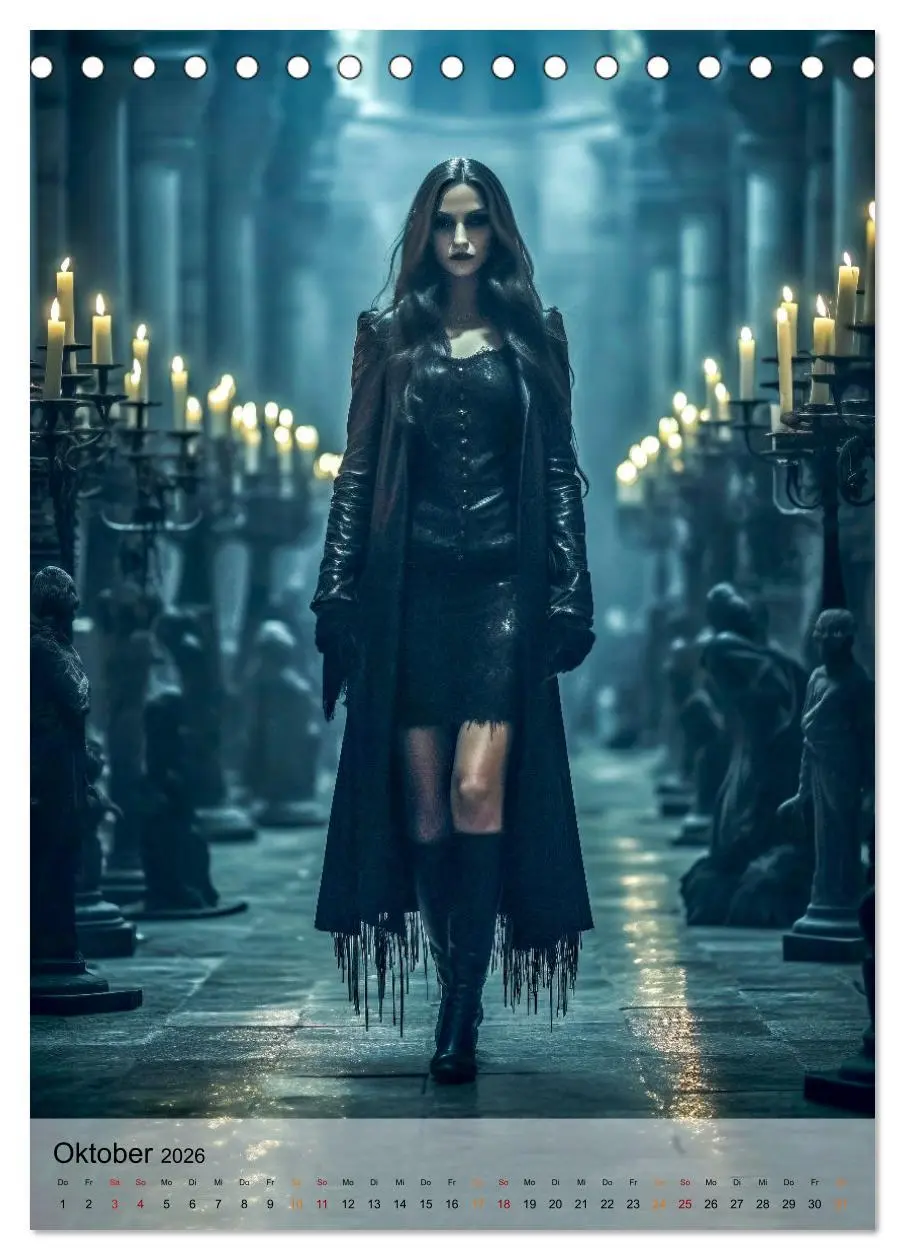 Bild: 9783516312195 | Gothic ist cool (Tischkalender 2026 DIN A5 hoch), CALVENDO...