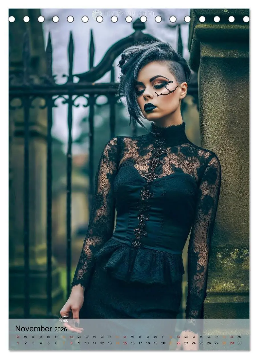 Bild: 9783516312195 | Gothic ist cool (Tischkalender 2026 DIN A5 hoch), CALVENDO...