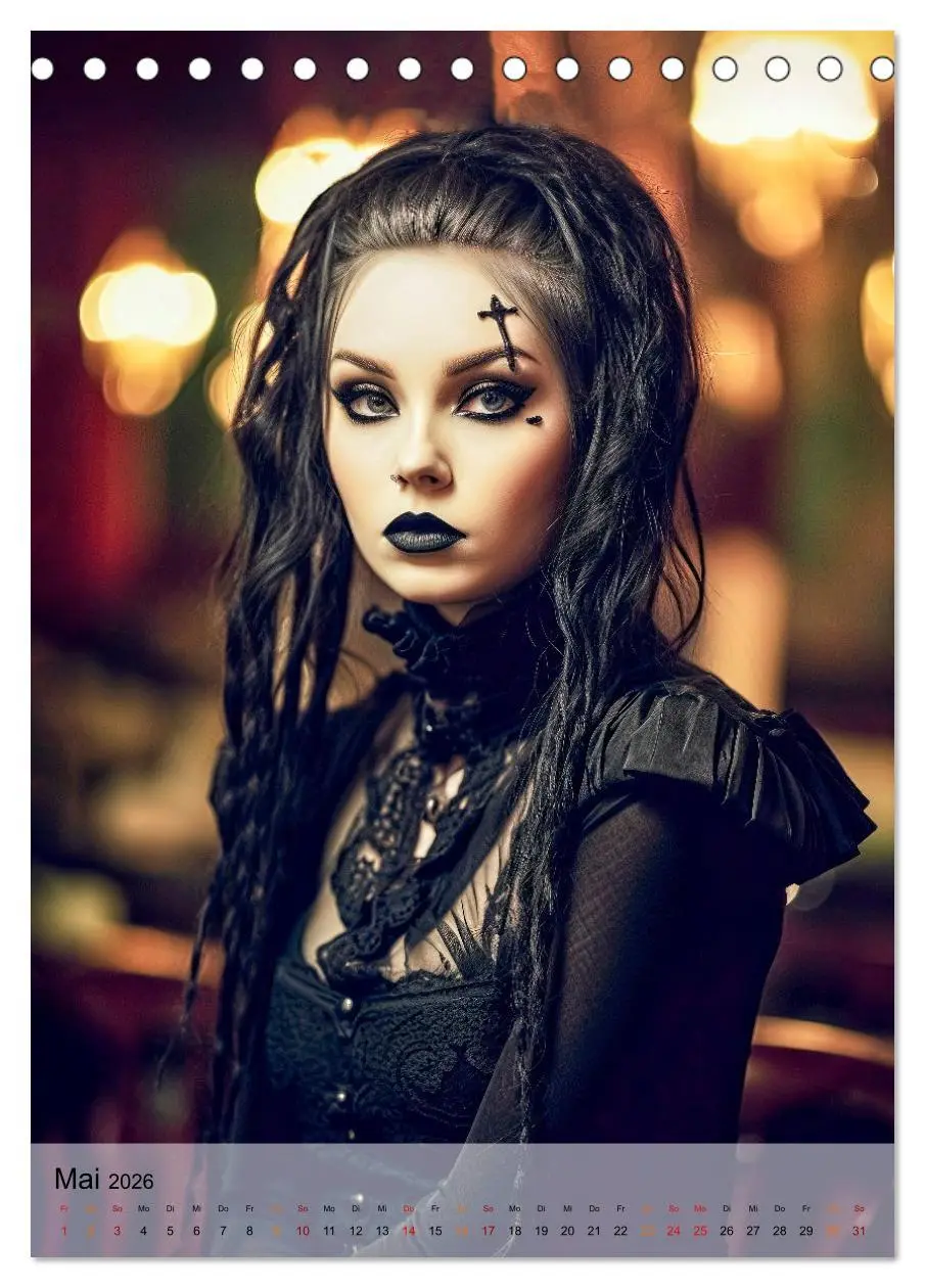 Bild: 9783516312195 | Gothic ist cool (Tischkalender 2026 DIN A5 hoch), CALVENDO...