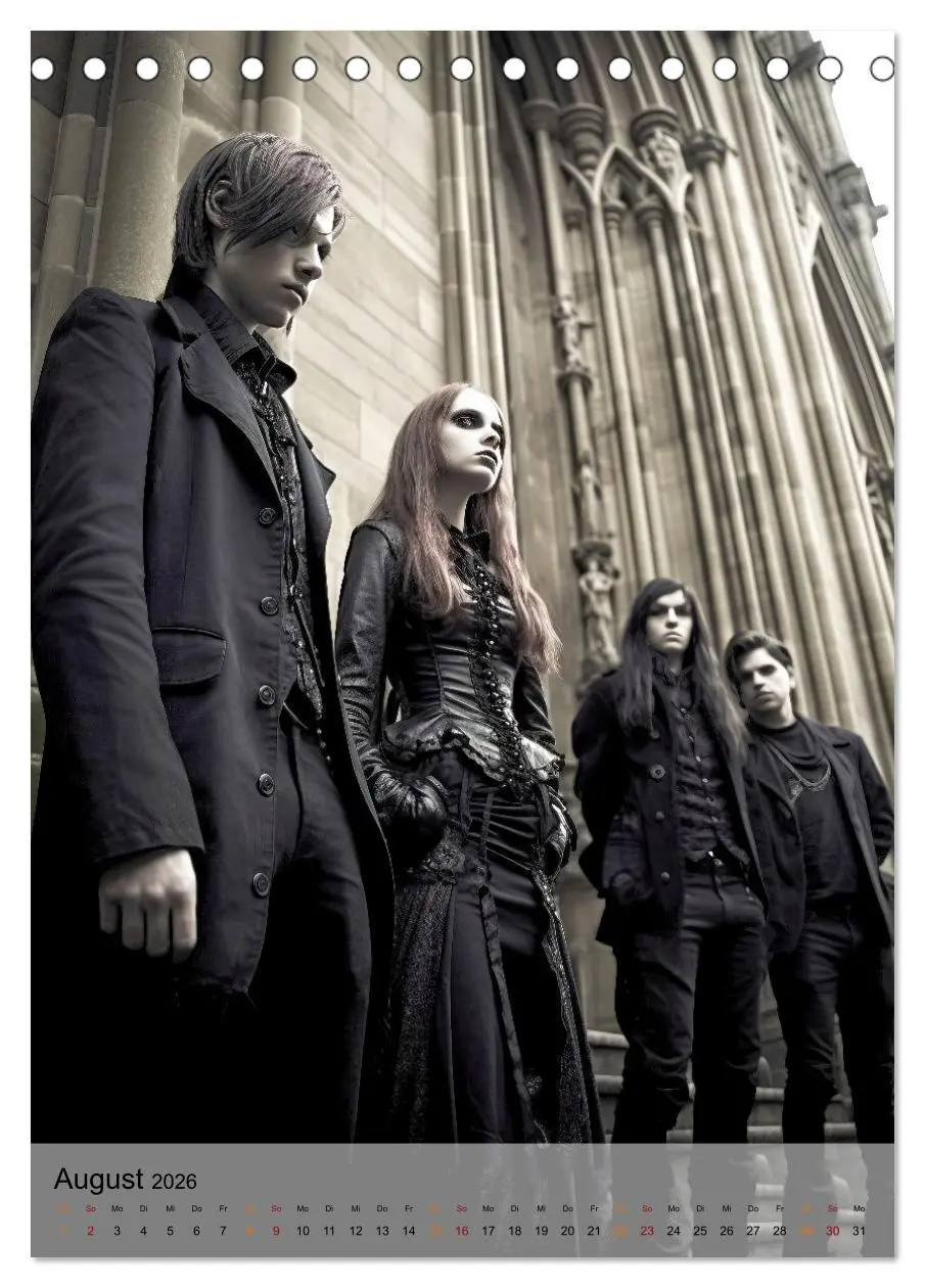 Bild: 9783516312195 | Gothic ist cool (Tischkalender 2026 DIN A5 hoch), CALVENDO...