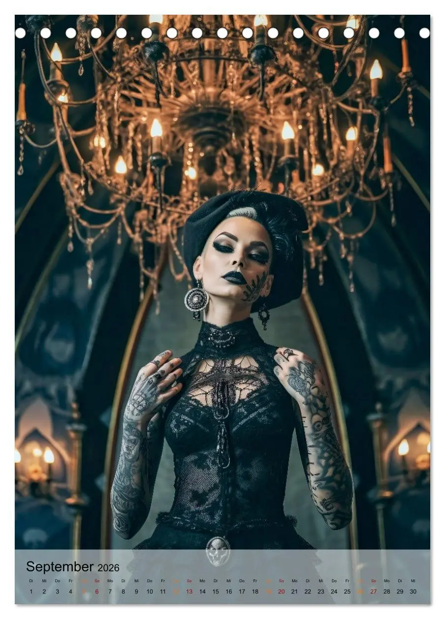 Bild: 9783516312195 | Gothic ist cool (Tischkalender 2026 DIN A5 hoch), CALVENDO...