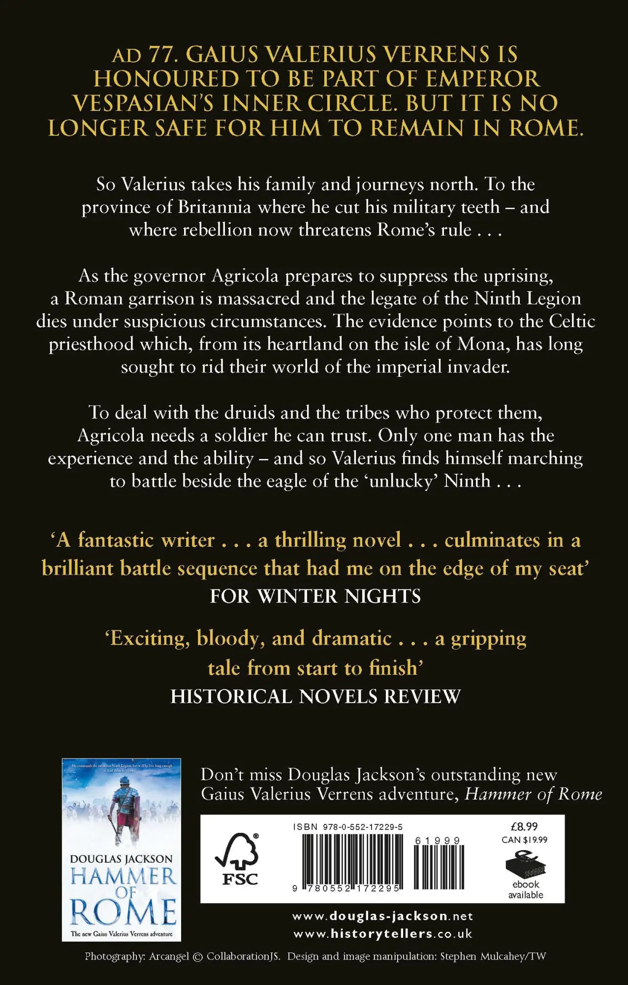 Rückseite: 9780552172295 | Glory of Rome | Volume 8 | Douglas Jackson | Taschenbuch | Englisch