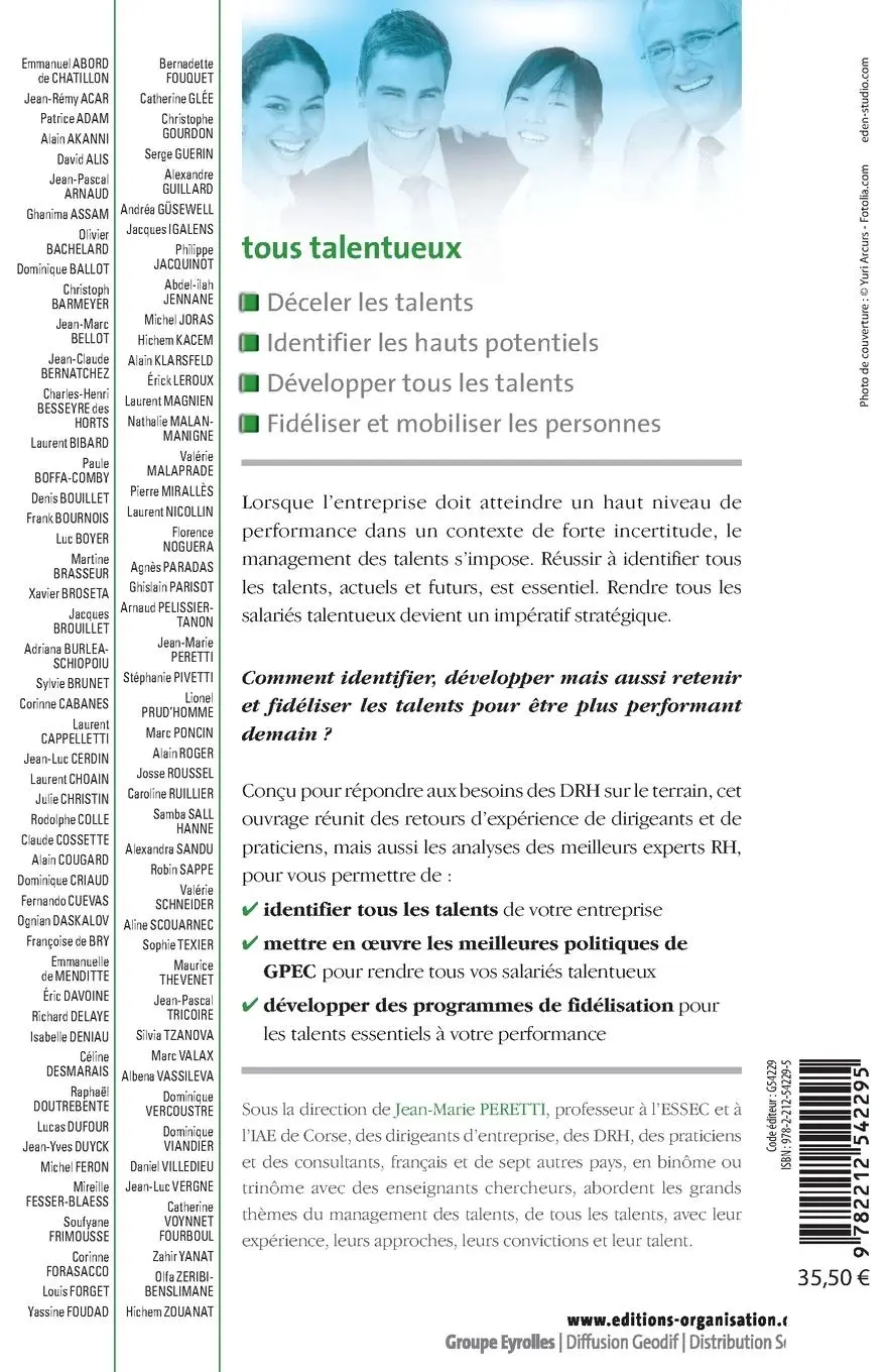 Rückseite: 9782212542295 | Tous talentueux: Développer les talents et les potentiels dans...