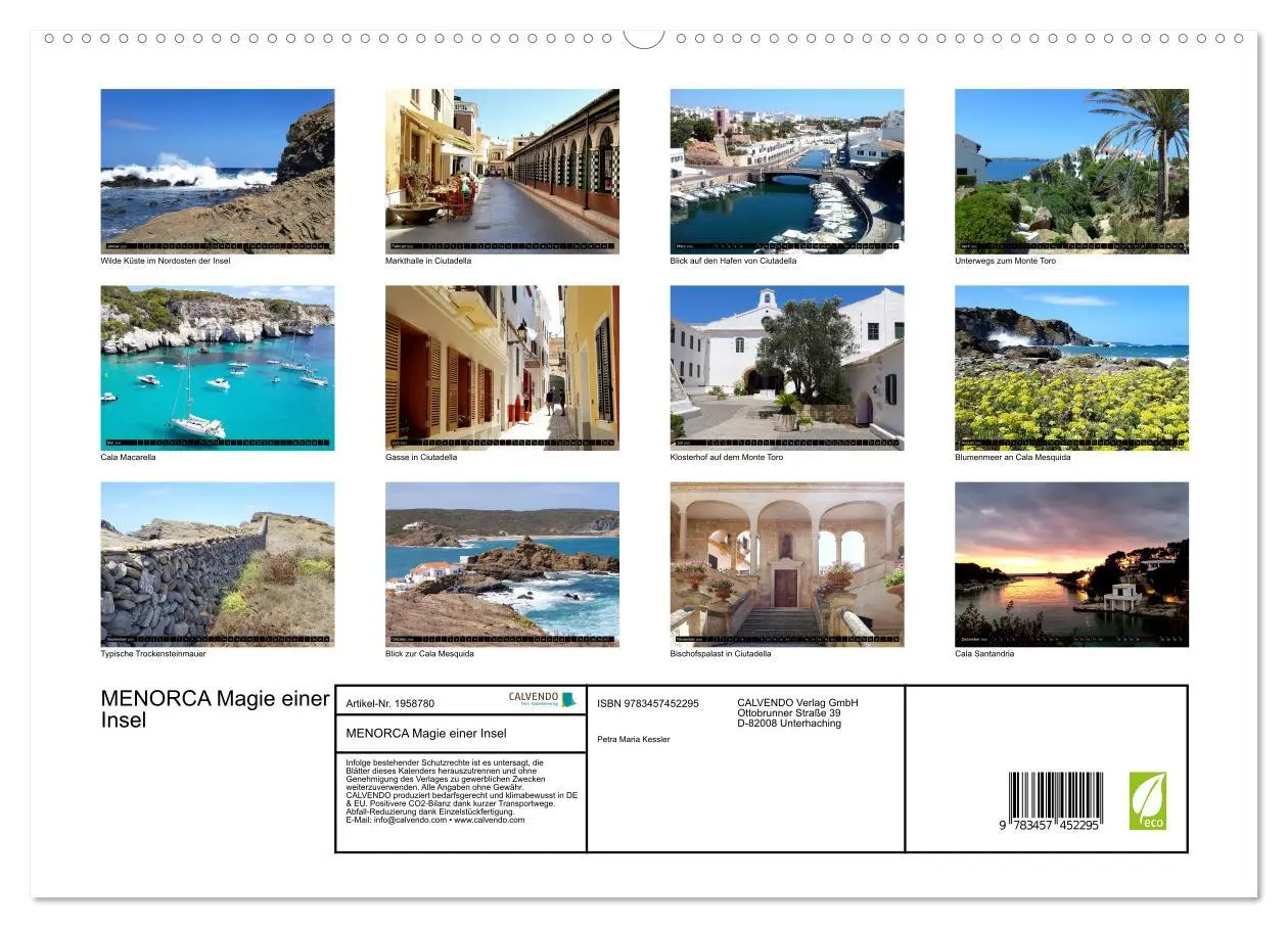 Bild: 9783457452295 | MENORCA Magie einer Insel (hochwertiger Premium Wandkalender 2026...
