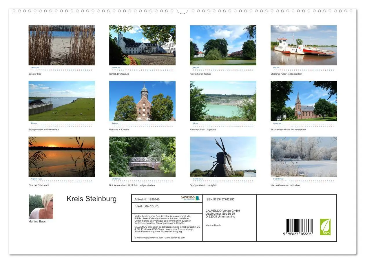 Bild: 9783457762295 | Kreis Steinburg (hochwertiger Premium Wandkalender 2026 DIN A2...