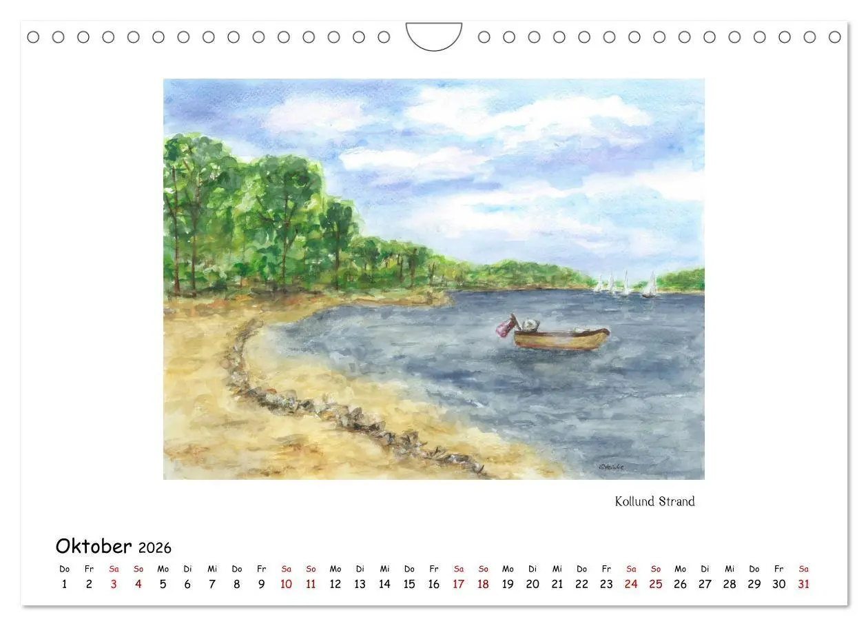 Bild: 9783457832295 | Die Flensburger Förde (Wandkalender 2026 DIN A4 quer), CALVENDO...