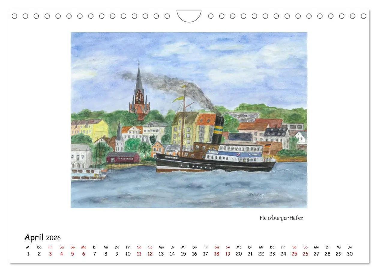 Bild: 9783457832295 | Die Flensburger Förde (Wandkalender 2026 DIN A4 quer), CALVENDO...