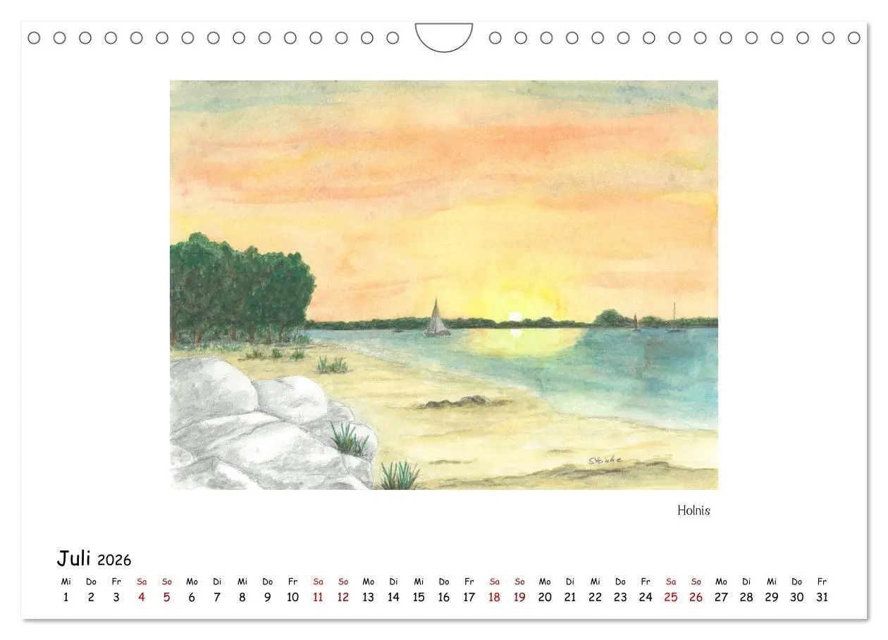 Bild: 9783457832295 | Die Flensburger Förde (Wandkalender 2026 DIN A4 quer), CALVENDO...