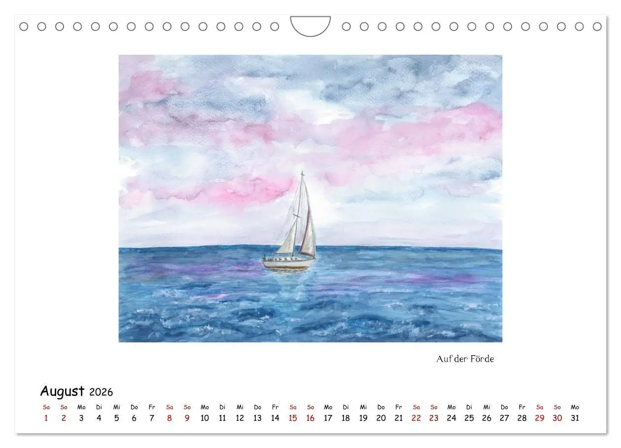 Bild: 9783457832295 | Die Flensburger Förde (Wandkalender 2026 DIN A4 quer), CALVENDO...