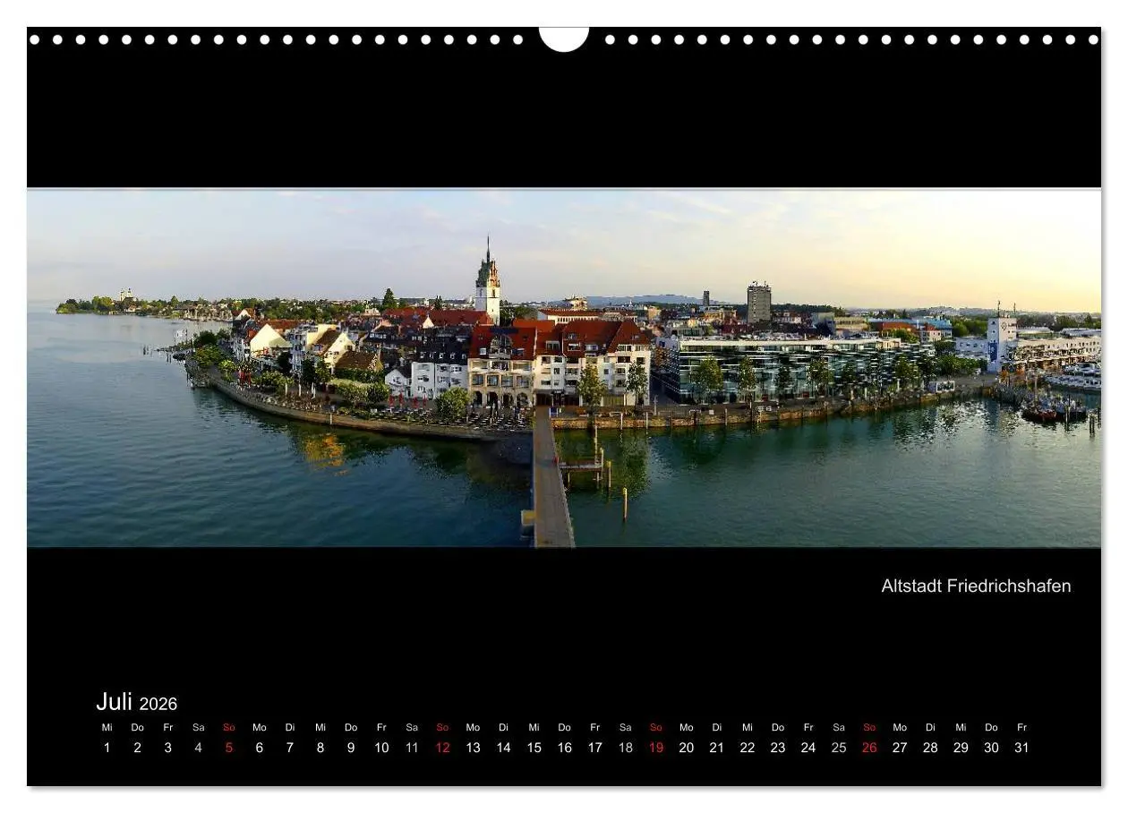 Bild: 9783516092295 | Panoramen vom Bodensee (Wandkalender 2026 DIN A3 quer), CALVENDO...