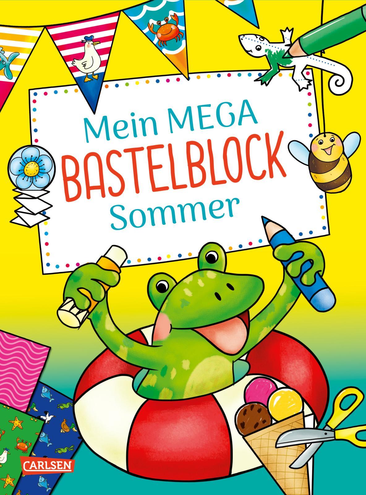 Cover: 9783551192295 | Mein MEGA Bastelblock: Sommer | Laura Leintz | Taschenbuch | 176 S.