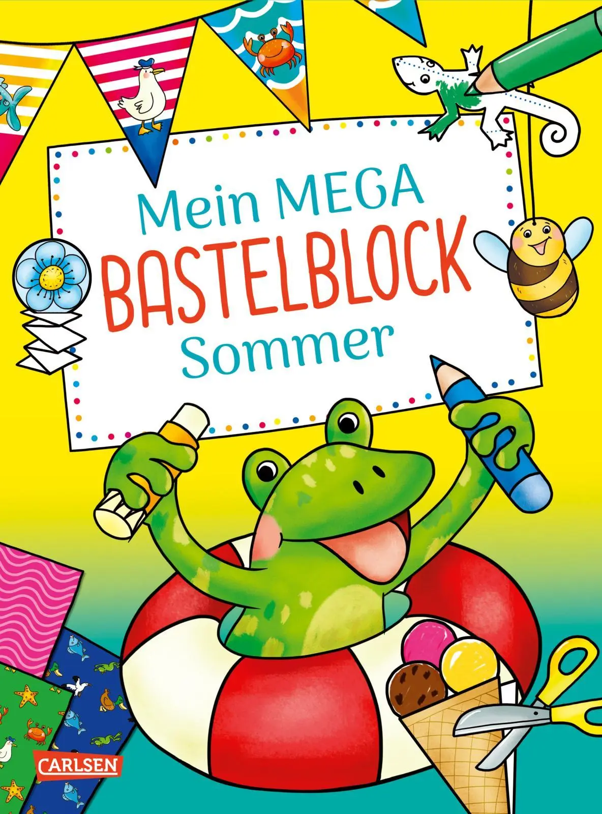 Cover: 9783551192295 | Mein MEGA Bastelblock: Sommer | Laura Leintz | Taschenbuch | 176 S.
