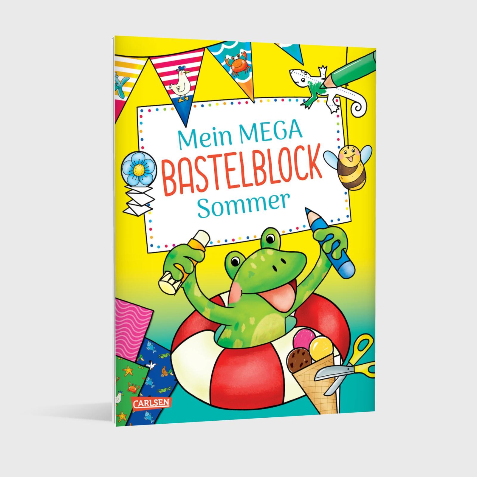 Bild: 9783551192295 | Mein MEGA Bastelblock: Sommer | Laura Leintz | Taschenbuch | 176 S.