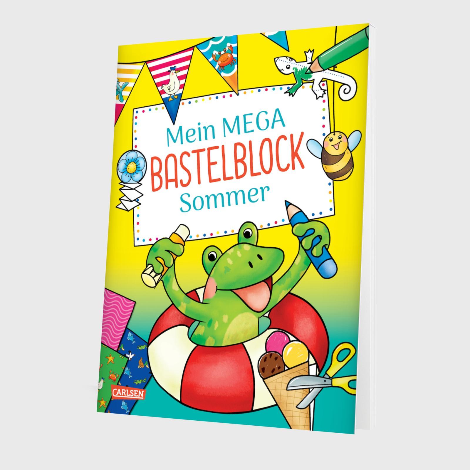 Bild: 9783551192295 | Mein MEGA Bastelblock: Sommer | Laura Leintz | Taschenbuch | 176 S.