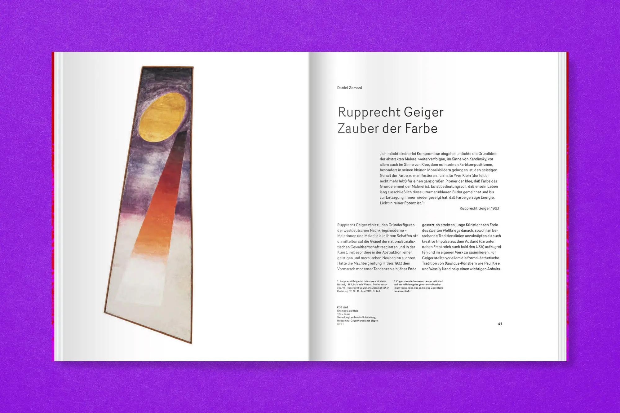 Bild: 9783987412295 | Rupprecht Geiger: Farbe - Licht - Energie | Julia Geiger (u. a.)