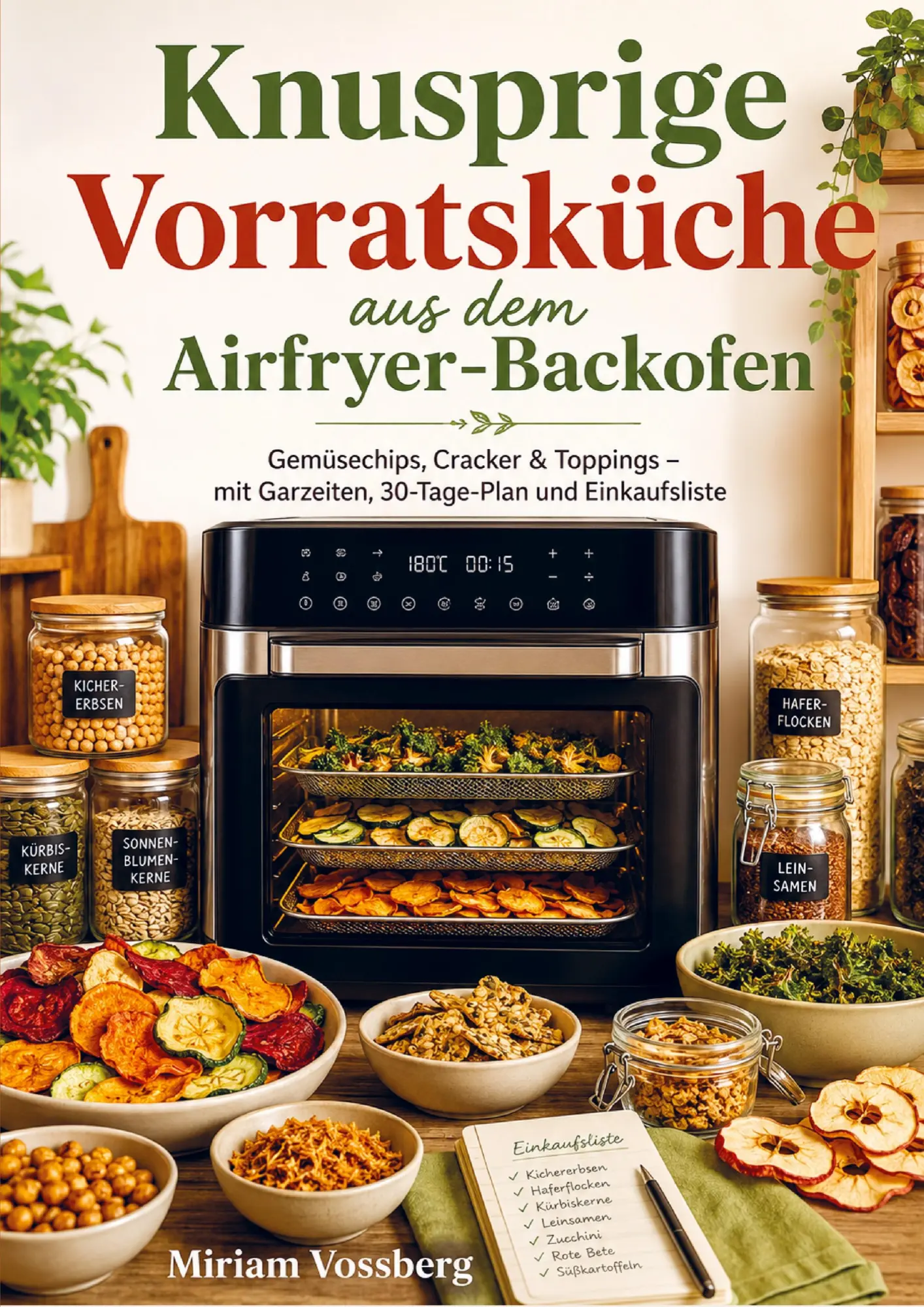 Cover: 9789403842295 | Knusprige Vorratsküche aus dem Airfryer-Backofen | Miriam Vossberg