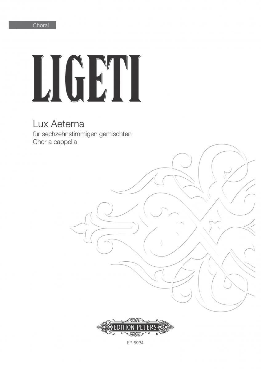 Cover: 9790014042295 | Lux Aeterna for 16-Part Mixed Choir | Choral Octavo | György Ligeti