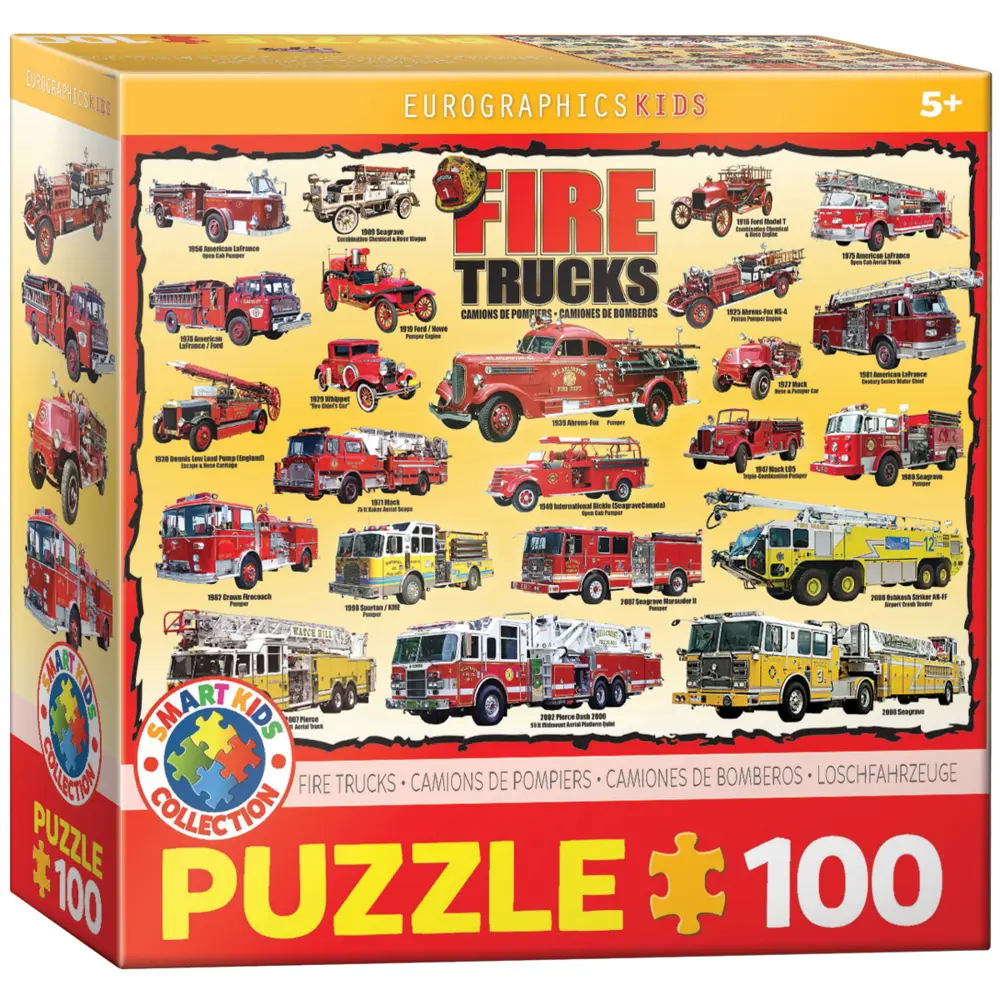 Cover: 628136612395 | Feuerwehrautos (Puzzle) | Spiel | In Spielebox | 6100-0239 | 2022