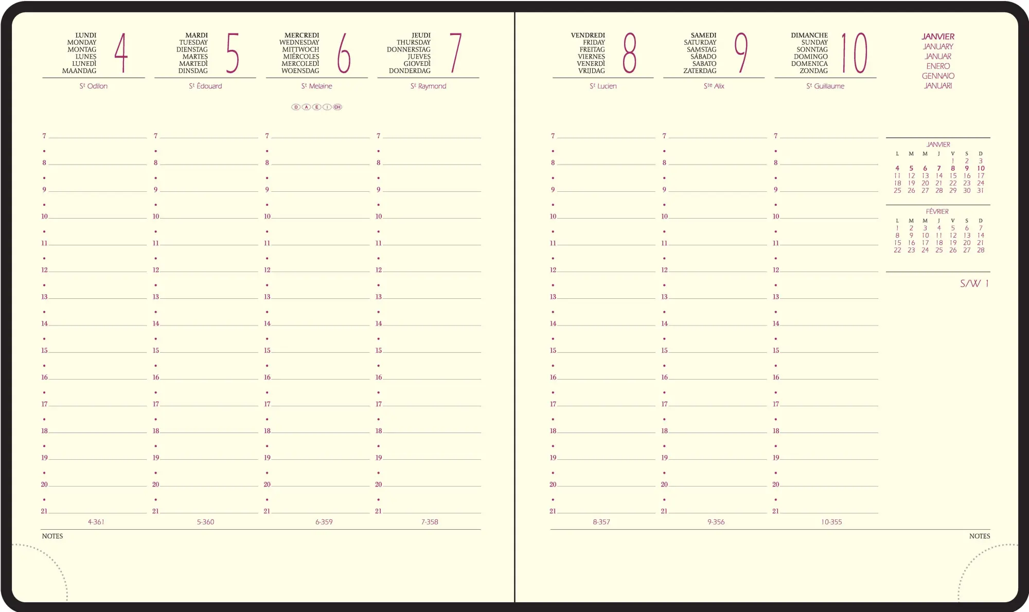 Bild: 3660942092395 | EUROTIME 18 Sapporo 2027 | Kalender im Schreibtischformat | Quo Vadis