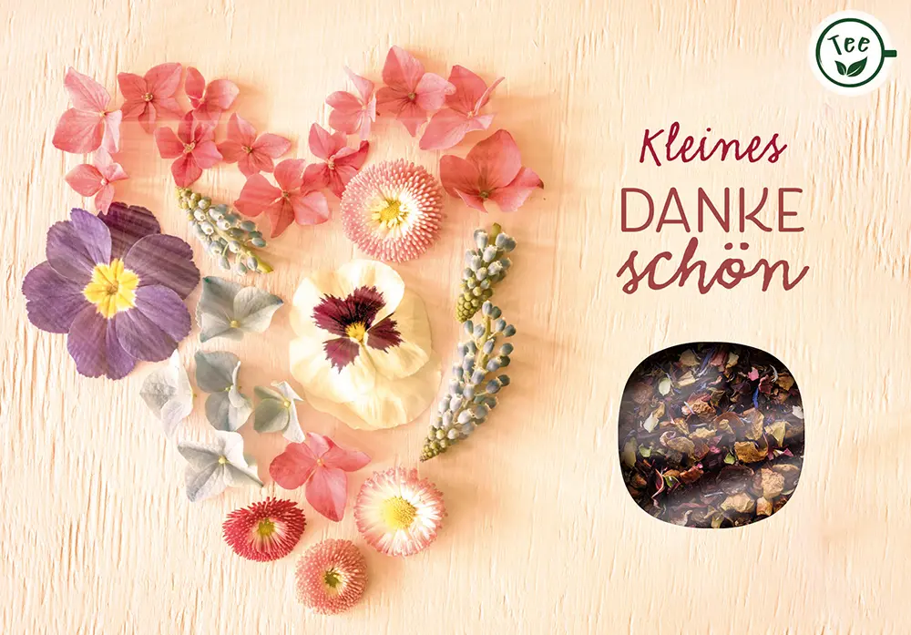 Cover: 4250222972395 | Kleines Dankeschön | Teekarte mit Sichtfenster | Karten | Deutsch