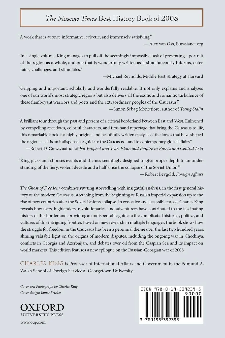 Rückseite: 9780195392395 | The Ghost of Freedom | A History of the Caucasus | Charles King | Buch