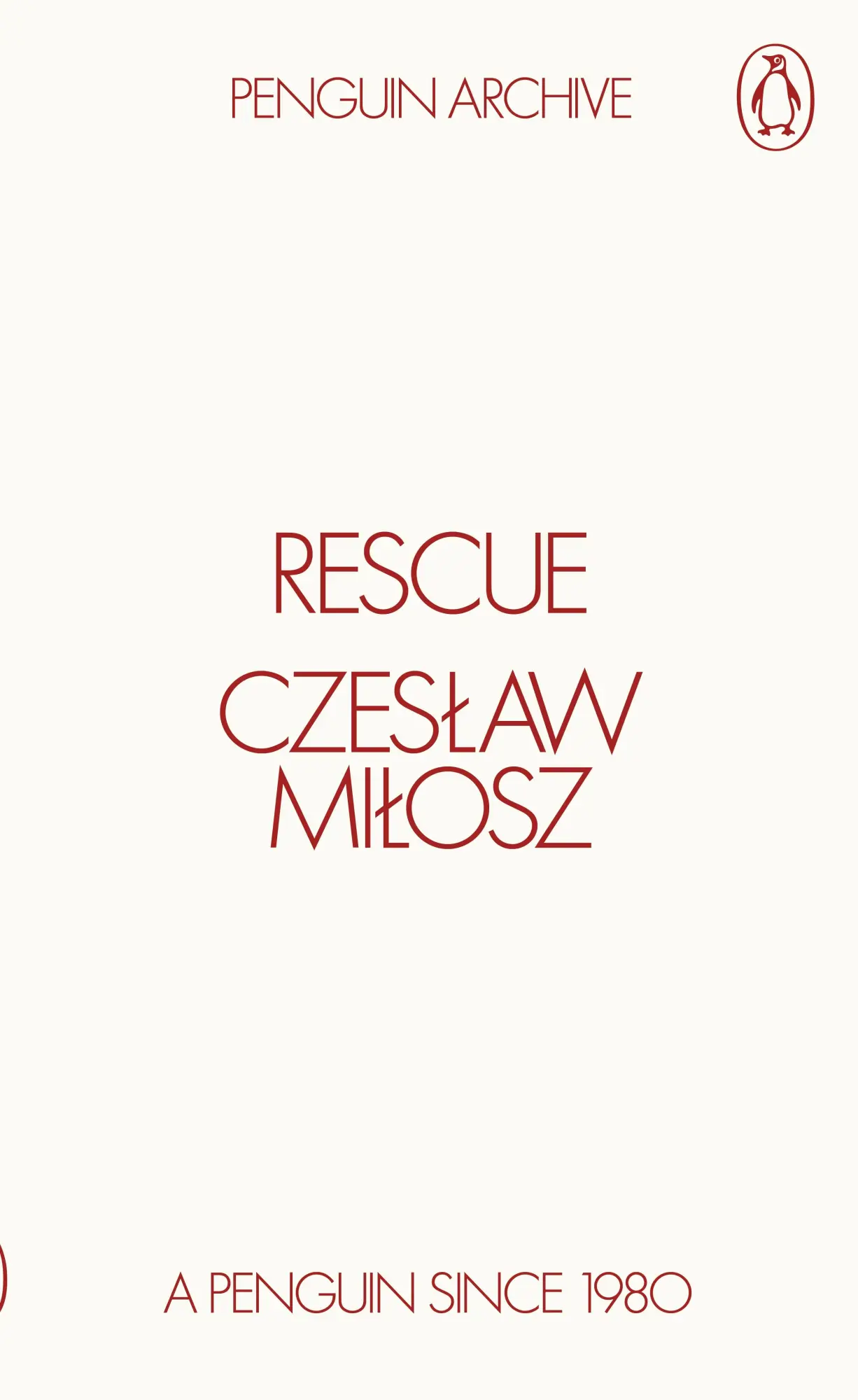 Cover: 9780241752395 | Rescue | Czeslaw Milosz | Taschenbuch | Penguin Archive | 128 S.