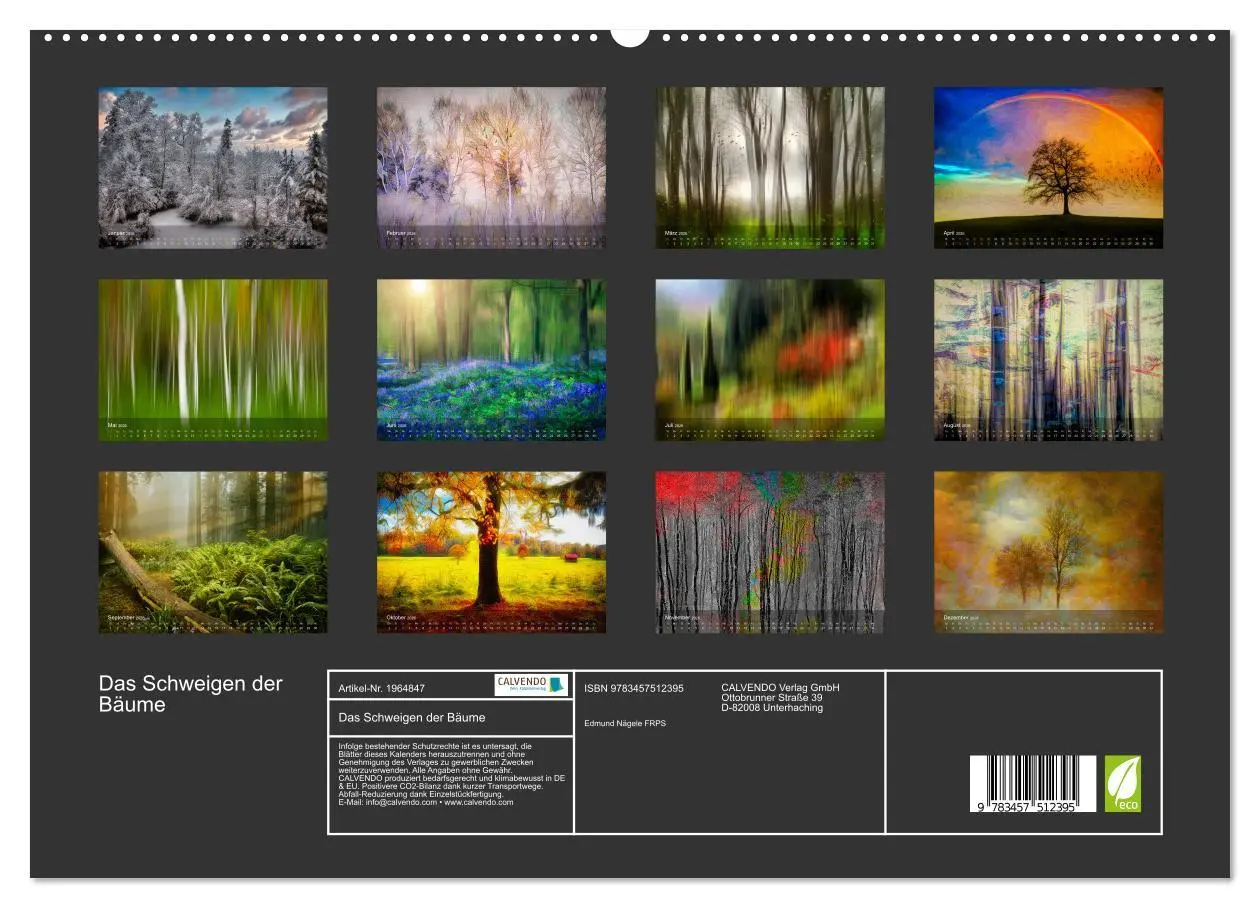 Bild: 9783457512395 | Das Schweigen der Bäume (hochwertiger Premium Wandkalender 2026 DIN...