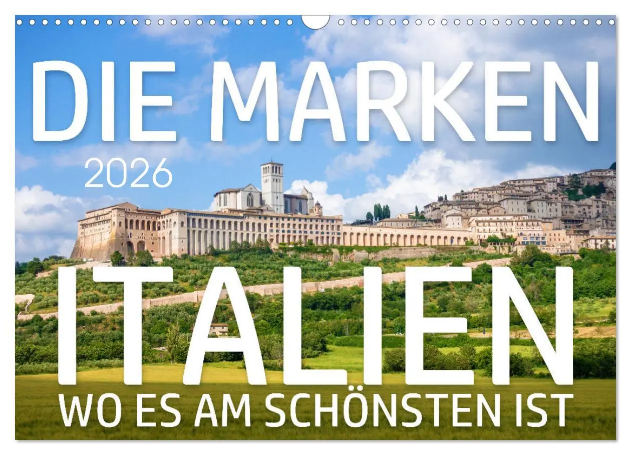 Cover: 9783457752395 | Die Marken - Italien wo es am schönsten ist (Wandkalender 2026 DIN...