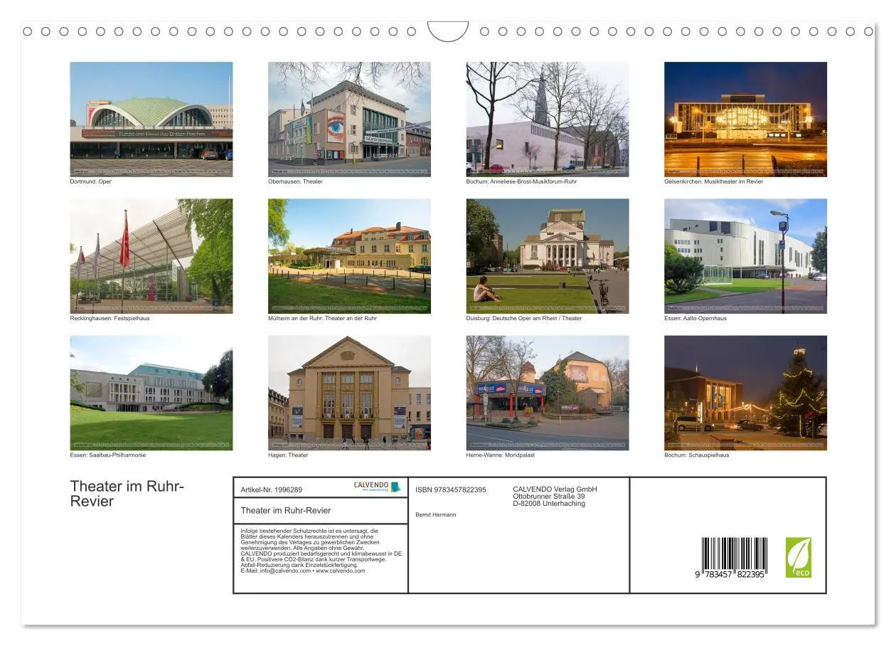 Bild: 9783457822395 | Theater im Ruhr-Revier (Wandkalender 2026 DIN A3 quer), CALVENDO...