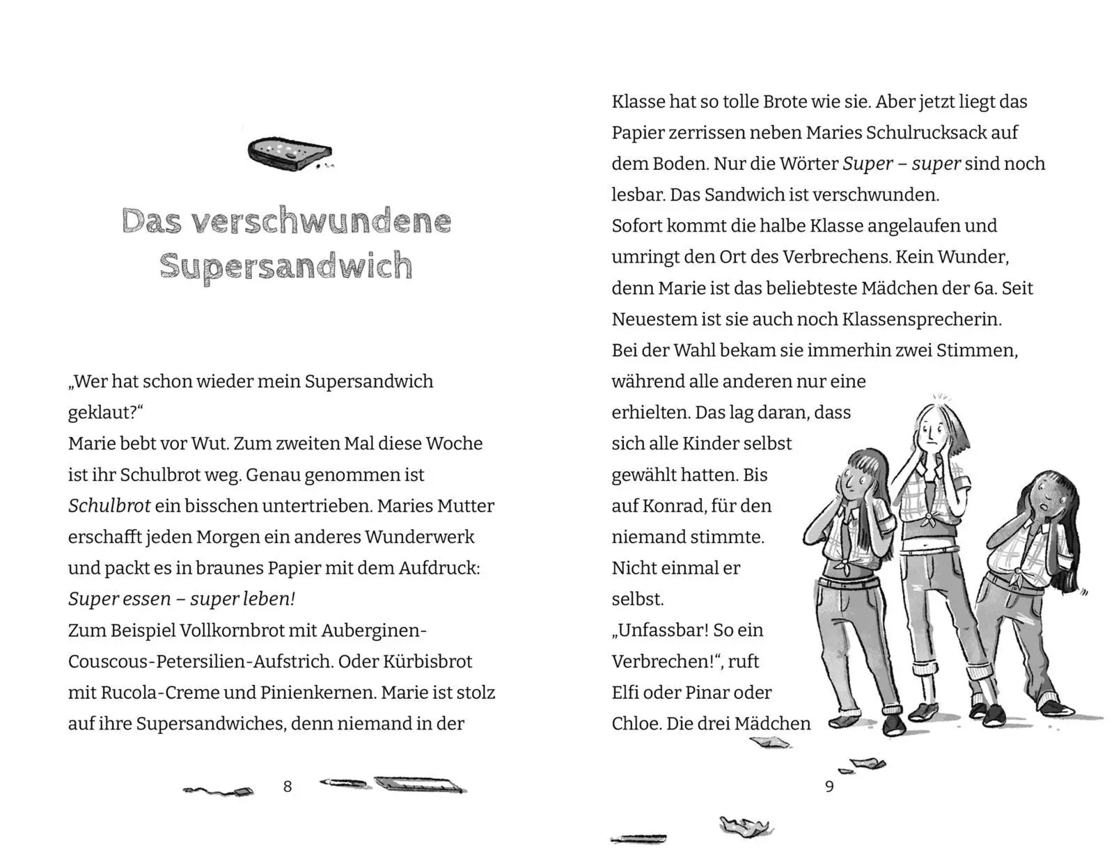 Bild: 9783551322395 | Der war's | Juli Zeh (u. a.) | Taschenbuch | 160 S. | Deutsch | 2025