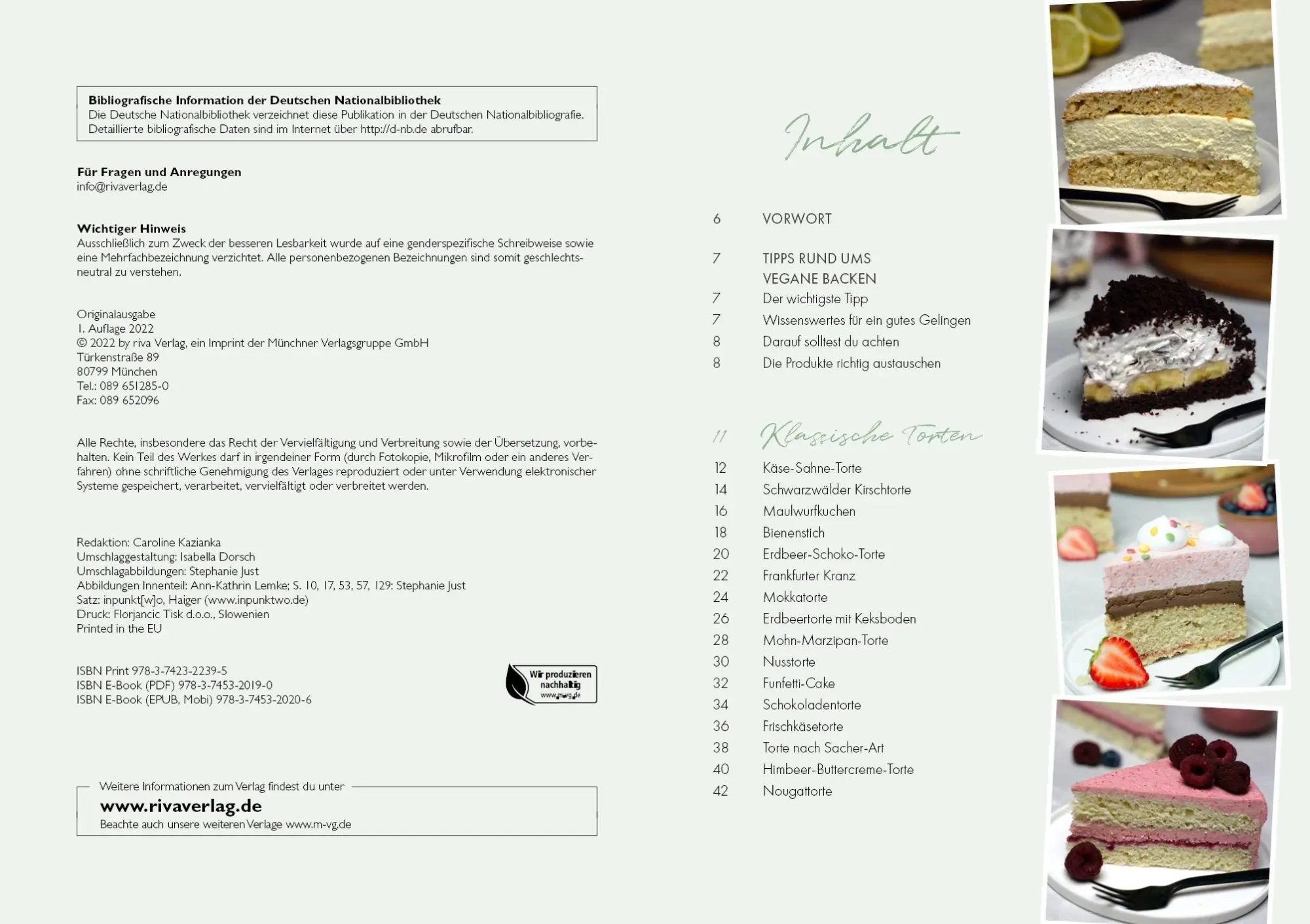 Bild: 9783742322395 | Das vegane Backbuch | Ann-Kathrin Lemke | Taschenbuch | 159 S. | 2022