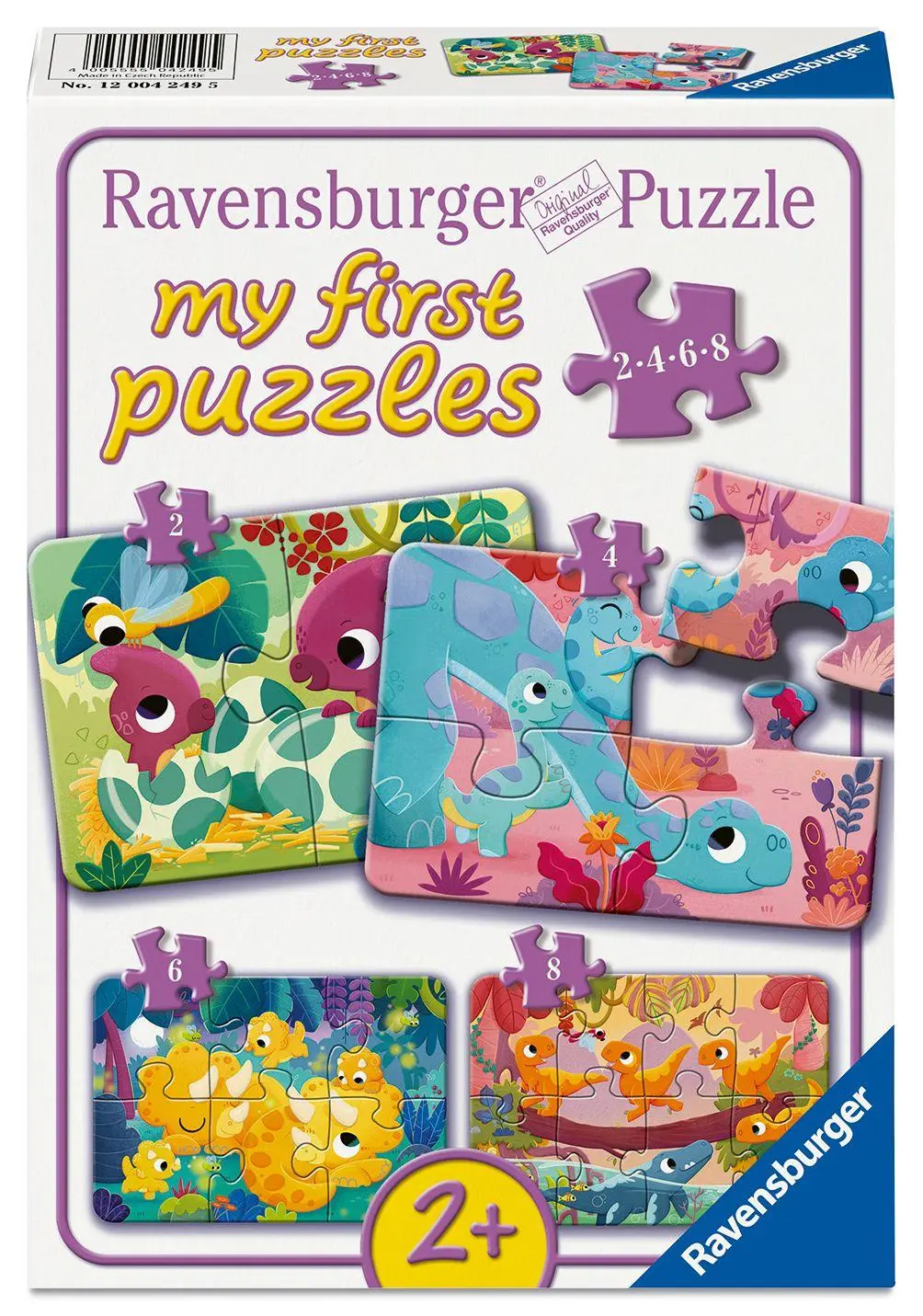 Cover: 4005555042495 | Kinderpuzzle 2, 4, 6, 8 Teile - Dino-Freunde | Spiel | 12004249 | 2026
