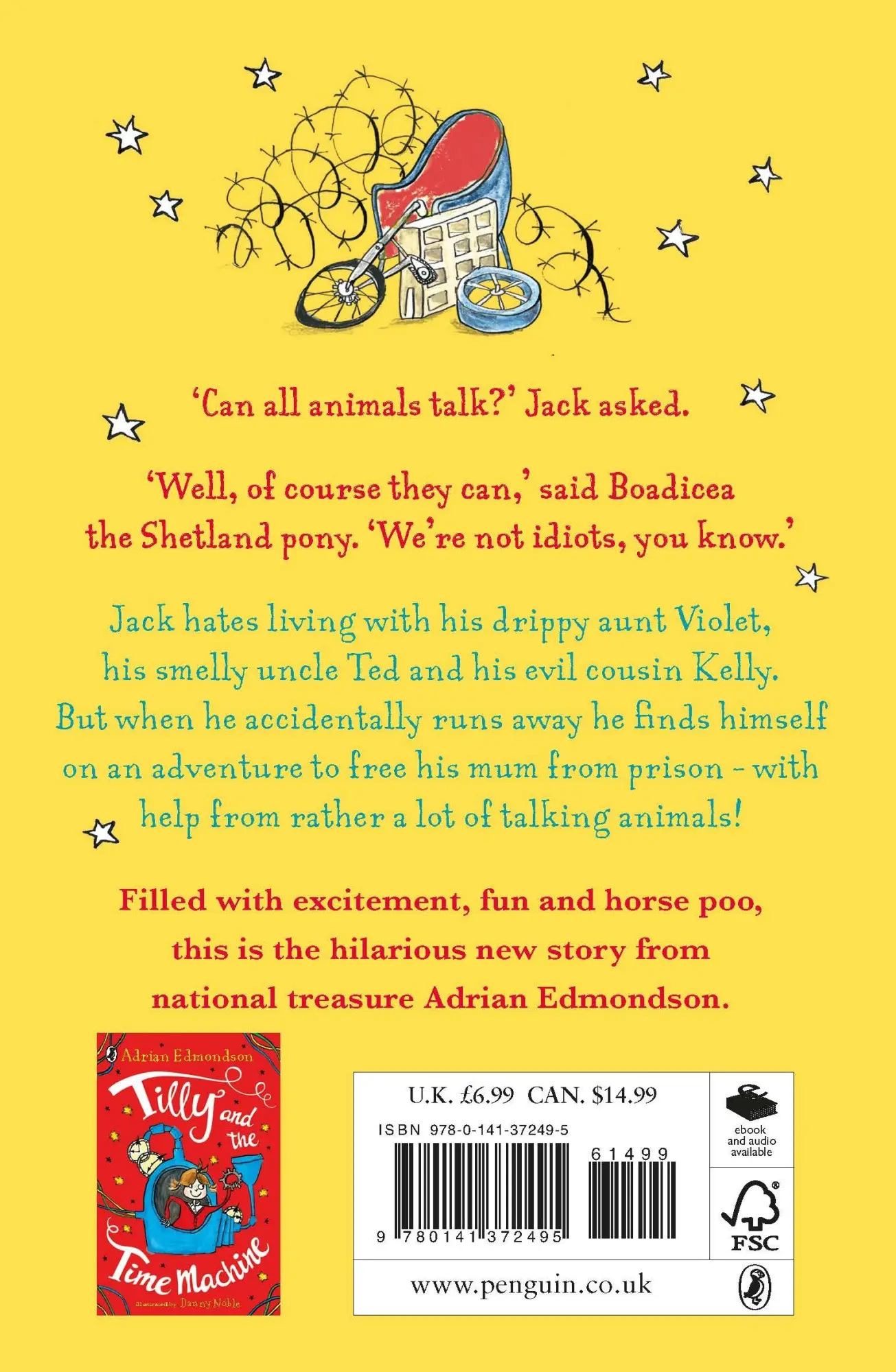 Rückseite: 9780141372495 | Junkyard Jack and the Horse That Talked | Adrian Edmondson | Buch