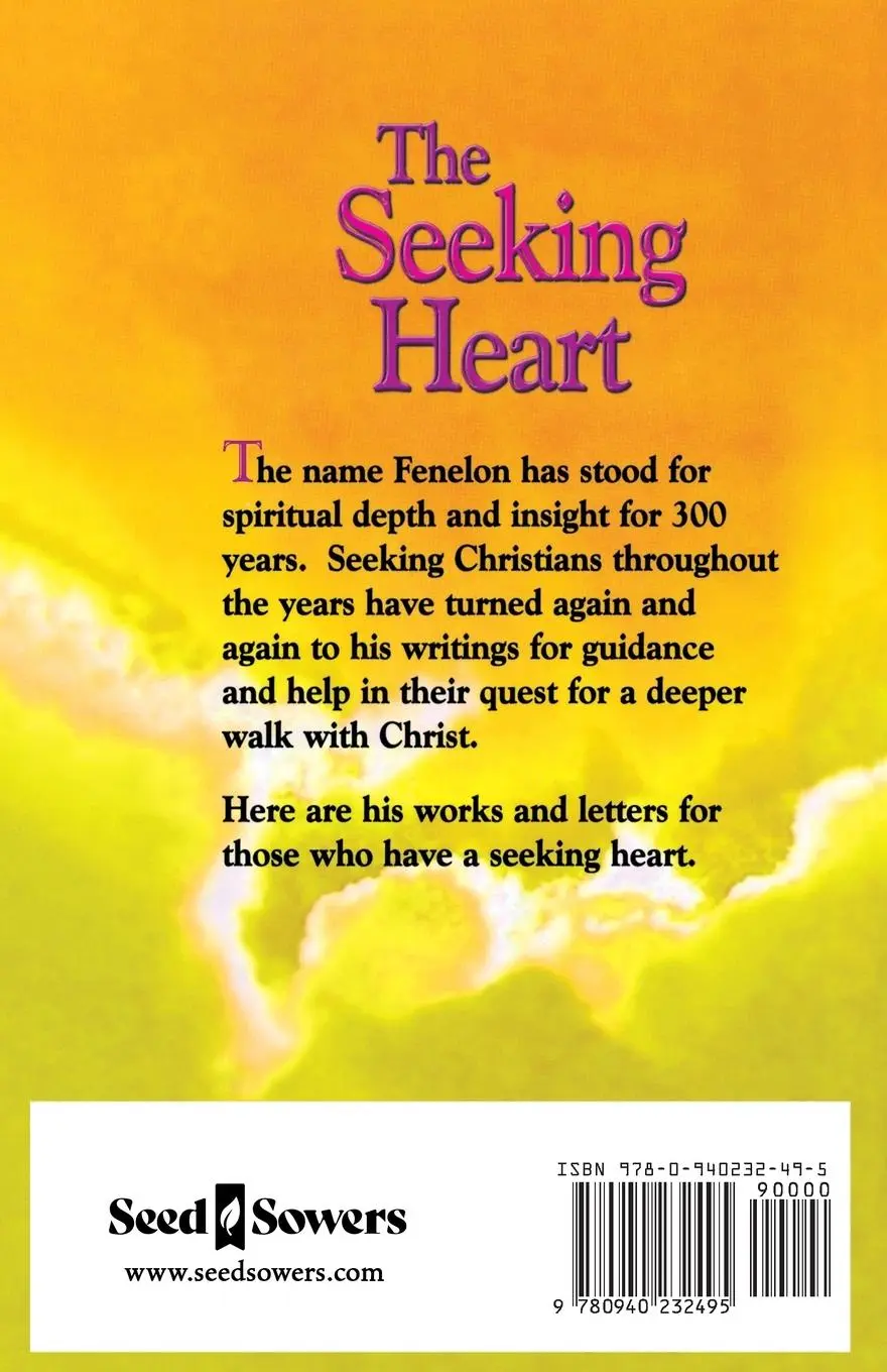 Rückseite: 9780940232495 | The Seeking Heart | Francois Fenelon | Taschenbuch | Englisch | 2016