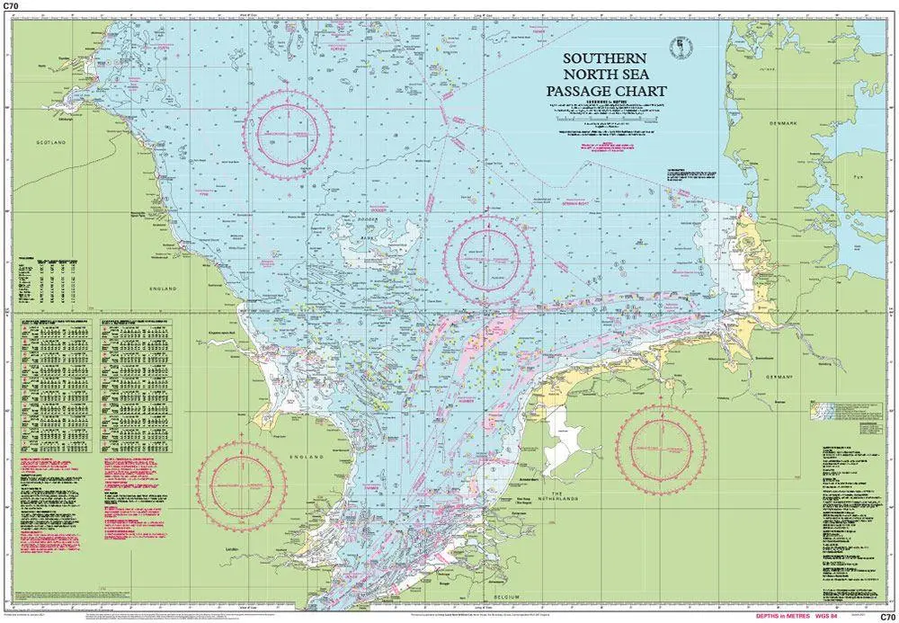 Bild: 9781786792495 | C70 Southern North Sea Passage Chart | Imray C Series | (Land-)Karte