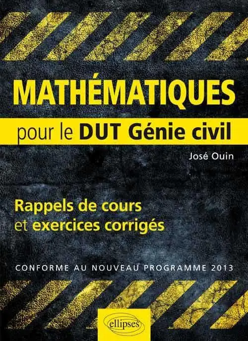 Cover: 9782729882495 | Mathématiques - Rappels de cours &amp; exercices corrigés pour le DUT...