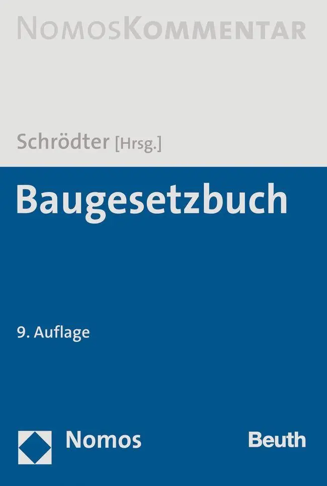 Cover: 9783410282495 | Baugesetzbuch | Wolfgang Schrödter | Buch | Beuth Recht | 2782 S.