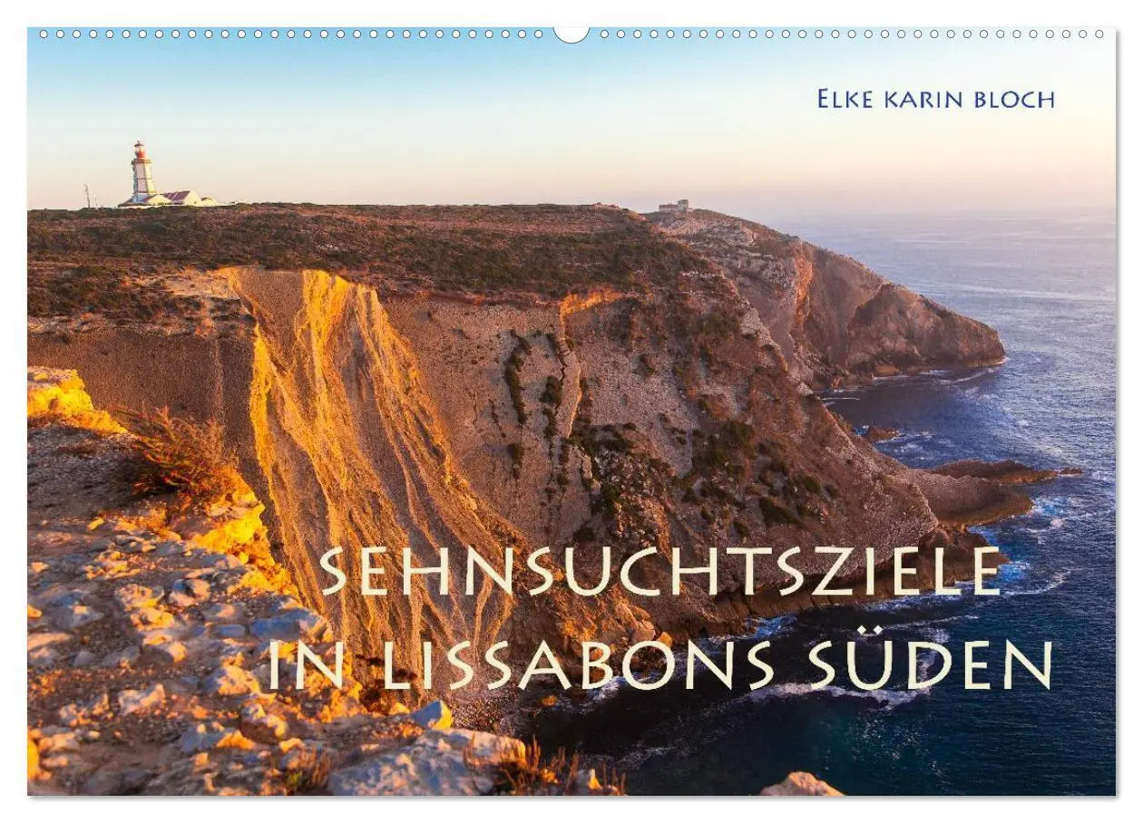 Cover: 9783435582495 | Sehnsuchtsziele im Süden Lissabons (Wandkalender 2025 DIN A2 quer),...